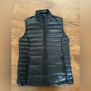 Columbia Jet Black Quilted Vest